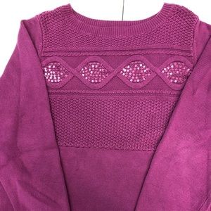 Karen Scott pullover sweater, size 1X, 100% cotton